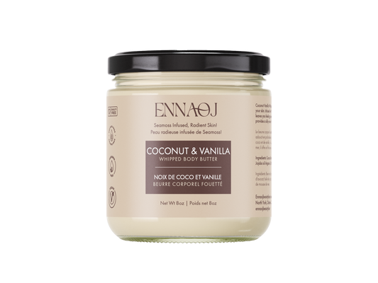 Coconut and Vanilla: Sea moss Whipped Body Butter