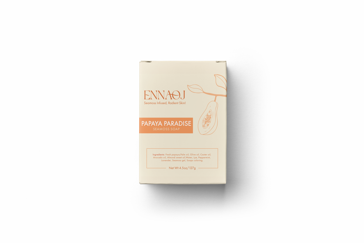 Papaya Paradise: Sea moss Soap image 0