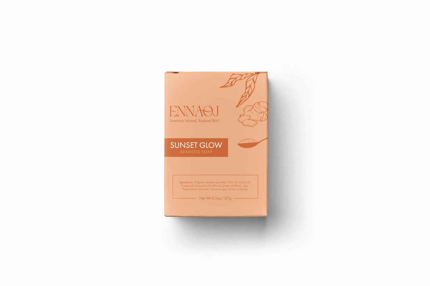 Sunset Glow: Sea moss Soap image 0