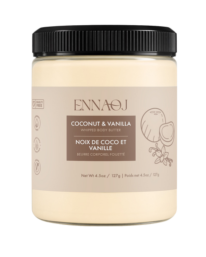 Coconut and Vanilla: Sea moss Whipped Body Butter