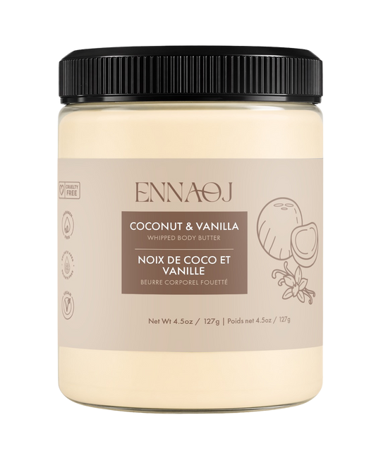 Coconut and Vanilla: Sea moss Whipped Body Butter