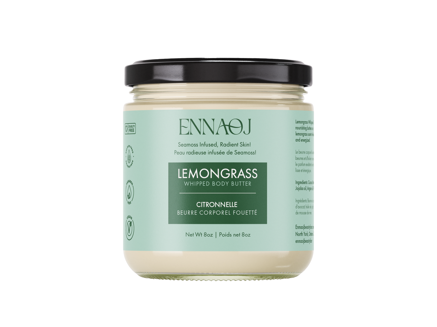 Lemongrass: Sea moss Body Butter