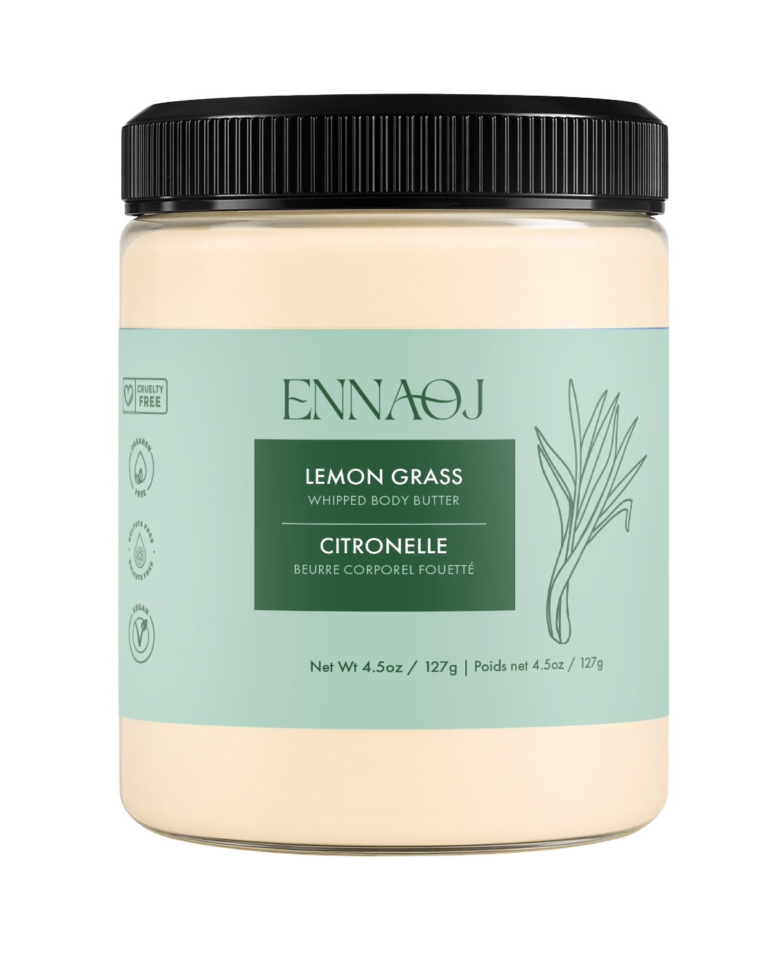 Lemongrass: Sea moss Body Butter