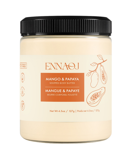 Mango and Papaya: Sea moss Whipped Body Butter