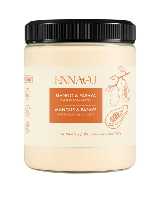 Mango and Papaya: Sea moss Whipped Body Butter
