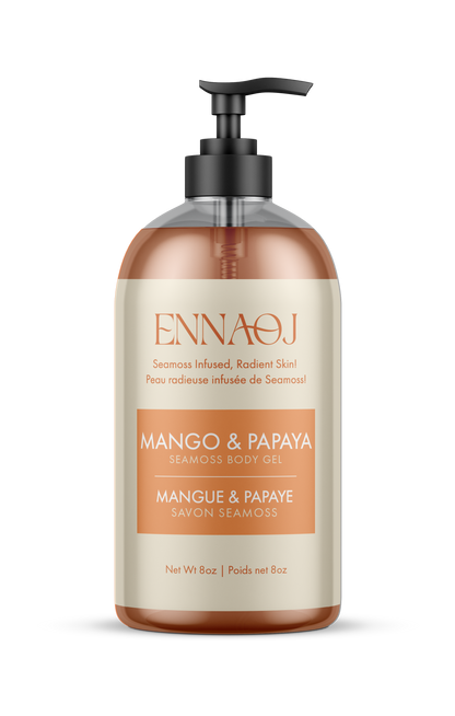 Mango and Papaya: Sea moss Shower Gel