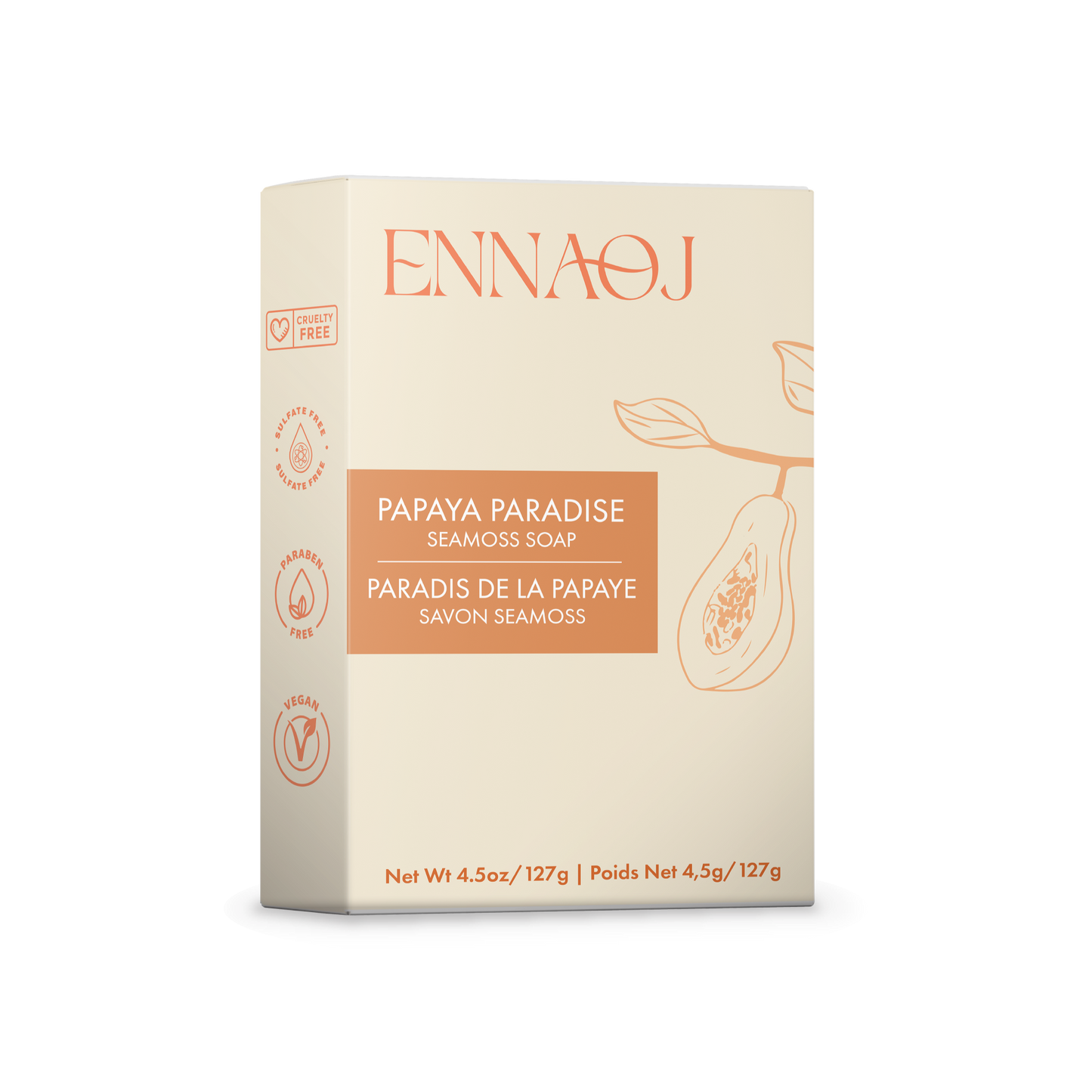 Papaya Paradise: Sea moss Soap