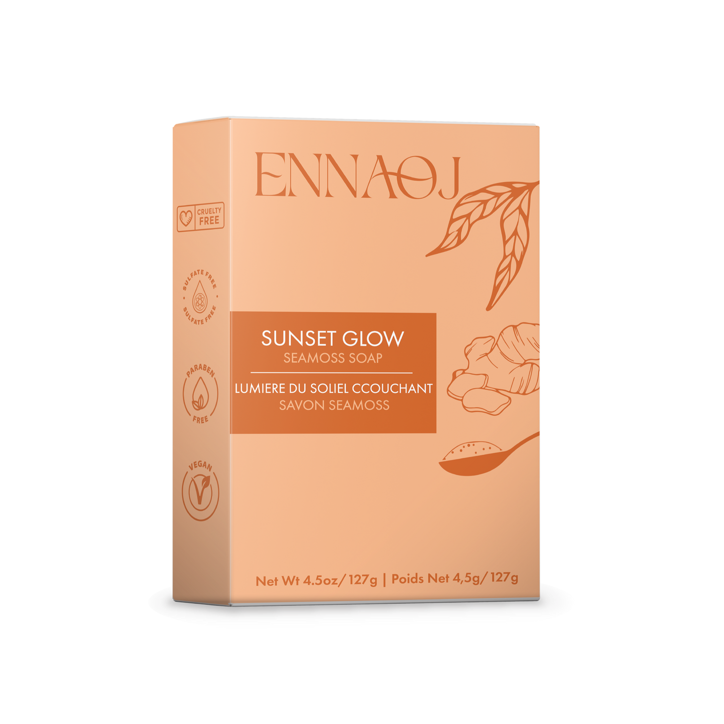 Sunset Glow: Sea moss Soap